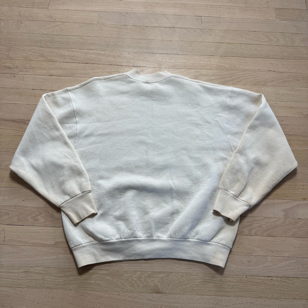 Fruit of the Loom vintage 90s Alaska Gold Country Prospector Sweatshirt Cream - Picture 8 of 10